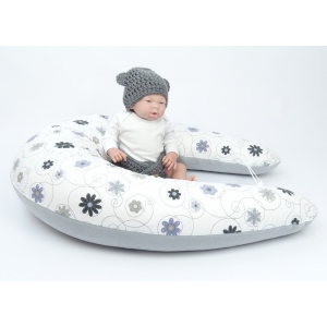 Dojčiaci vankúš Maxi LÚKA ČIERNOBIELA, colormix