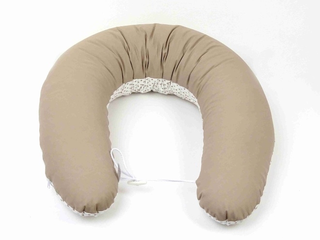 Dojčiace vankúš Štandard BODKA DVOUJFAREBNÁ BÉŽOVÁ 100% bavlna3